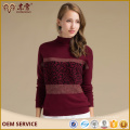 Chinese Supplier Oem Accept Custom Erdos Cashmere Sweater With Lower Price And High Quality